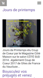 Mobile Screenshot of joursdeprintemps.fr
